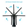 LEDs Work Light USB Rechargeable Rotating Foldable Flashlight 5 Mode