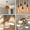 WQEDVN 6 PCS Lampshade Reducer Ring, Light Shade Adapter Rings,