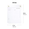 Daily Planner Desk Pad with To-Do List and Notes Section,