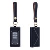 HANATORA SK-S-BlueIndigo Genuine Leather Smart Key Case with Strap, Shrink