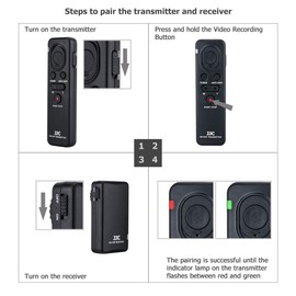 Wireless Remote Shutter Release Control for Sony A7R V A7R IV III A7S III A7 IV III A9 II A1 ZV-1 A6500 A6400 A6300 FDR-AX33 AX100 AX700 HDR-CX405 CX440 CX455 CX900, Replaces Sony RMT-VP1K RM-VPR1