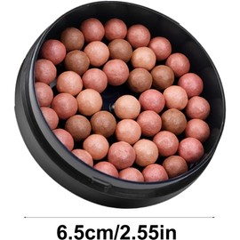 Rubor En Crema - Maquillaje Para Mejillas Rosadas Rubor Portátil Encendido Perlas Bronceadoras Ligeras Bálsamo De Color Para Mejillas Bola Cremosa De Larga Duración Crema Para Pieles M
