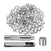 100 Sets Grommet Eyelet Tools Kits Metal Eyelet Punch Set
