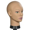 BLTYXT Afro Bald Mannequin Head Professional Cosmetology Wig Training Head