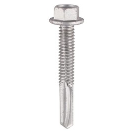 TIMco H32B No.5 Hex Head Self-Drilling Screw 5.5 x 32 - Silver Ruspert (Box of 100)