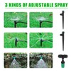 NRWRTY Leak-Proof Drip Irrigation Kit,Quick Connect Irrigation System,Lock Barbed Garden