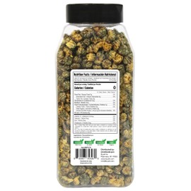 Byait Chrysanthemum Buds 4 Oz, Premium Freeze-Dried Non-GMO Tai Ju Flowers, Caffeine-Free Herbal Tea, Traditional Chinese Juhua, Loose Leaf Floral Aromatic Blend for Beverages