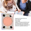 Tablet Case Silicone Hard PC Precise Cutouts Adjustable Strap 360