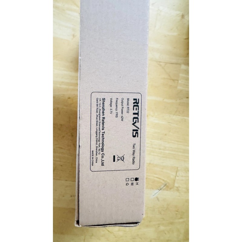 Retevis RT22 Two-Way Radio UHF 16CH Vox Walkie-Talkies A9121G