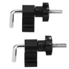 2pcs 90 Degree Positioning Squares L Shape Black Splicing Fixed