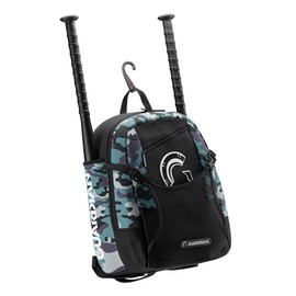 Guardian Baseball Backpack for Youth, Softball Bag for Girls, Durable Bat Bags Baseball Youth Boys and Girls, TBall Bag – Includes Hook to Hang on Fence - Pastel Multi