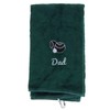 Always Looking Good Embroidered Dark Green Lawn Bowls Towel for