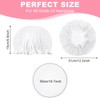 Terry Lined Shower Caps for Women Reusable, Double Layer Large