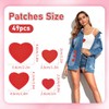 GYGYL - 48 parches para planchar en forma de corazón,