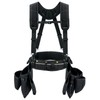 KUNN Tool Belt with Suspenders Professional Framer's Construction Rig with