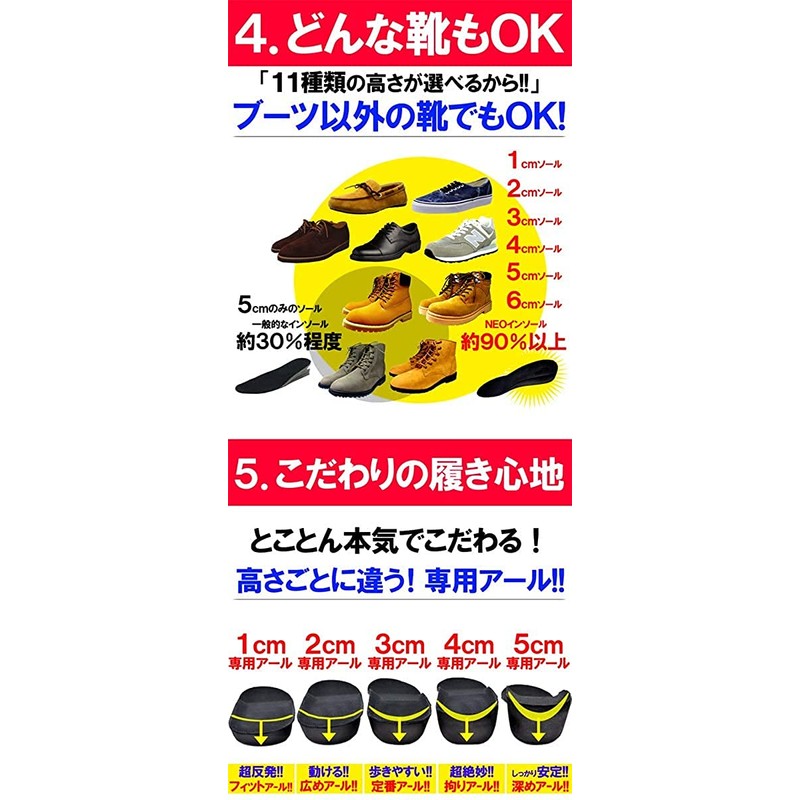 Swan Union Inso4-va1 Neo Insole, Lightweight, Choose Height in 0.2