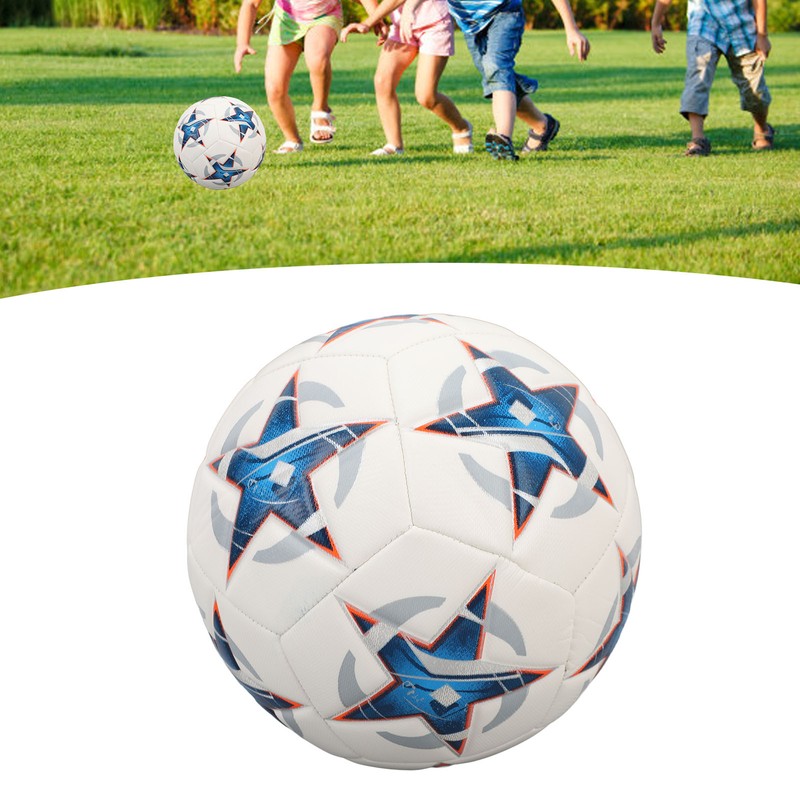 PU Leather Soccer Balls Size 5 High Resilience Abrasion Resistance