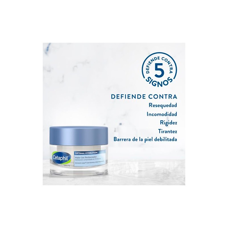 CETAPHIL OPTIMAL HYDRATION WATER GEL 48gr 72 hrs de Hidratación