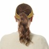 TOPTIE Backless Washed Cotton Ponytail Cap Messy Bun Curly Hair