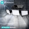 Tuffenough Solar Outdoor Lights 2500LM 210 LED Security Lights with