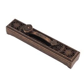 15cm Incense Burner Vivid Relieve Fatigue Decorative Elegant Incense Stick Holder for Meditation Room Yoga Room Office Brass Color