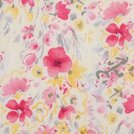 Cozy Company 171749 Women's Handkerchief, Yellow, 7.9 inches (20 cm), My Handkerchief, Made in Japan, Floral Pattern