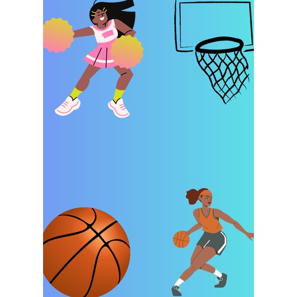 Notebook "Cheerleaders and Basketball": Get ready for an exciting journey