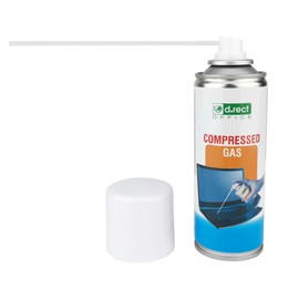 D.RECT D.RECT Druckluftspray 200ml | Air duster PC Reinigungsset Druckluftreiniger | für: die Reinigung von Tastatur, Computer, Kamera, Handy
