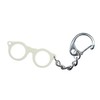 Miniblings Woody Glasses Key Ring Chain Nerd Retro Horn-Rimmed Spectacles