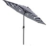 Sunnyglade 9' Solar 24 LED Lighted Umbrella with 8 Ribs