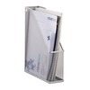 Relaxdays A4 Metal Mesh File Holder, Standing Magazine Rack, Eyelets