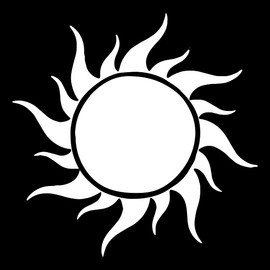 NBFU Sun Summer Beach Holiday 1 (White) (Set Of 2) Premium Waterproof Vinyl Decal Stickers For Laptop Phone Accessory Helmet Car Window Bumper Mug Tuber Cup Door Wall Decoration