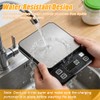 Waterproof Kitchen Scale, 10kg/22lb Food Scale Precisely Measures Grams and