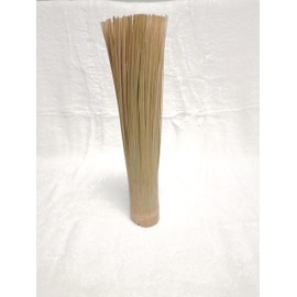 Bamboo Wok Brush, 100% Traditional Natural Handmade from Natural Sturdy Bamboos, Refined Cleaning, Powerfully Scrub Pots Frying, Wok, Cylindrical, Iron Clay, Stainless Steel, Non-Stick Pot