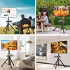 Tripod TV Stand with Shelf for 23-75 inch TVs up