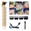 Máquina Cortar Cabello Goldseaside Pro Clippers Trimm