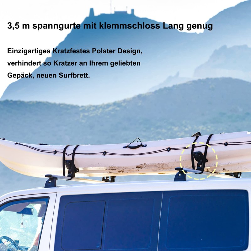 Lashing Straps with Clamping Lock and Padding Lashing Strap Set