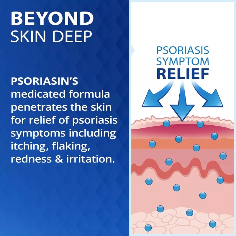 Psoriasin Deep Moisturizing Ointment Stop Psoriasis Itching Extra Strength 4.2oz