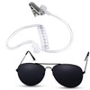 Twdrer 2-Piece Spy Agent Costume Set with Earpiece & Sunglasses,