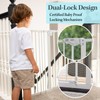 InnoTruth 29-39.6" Baby Gate for Stairs, Auto Close Both Sides