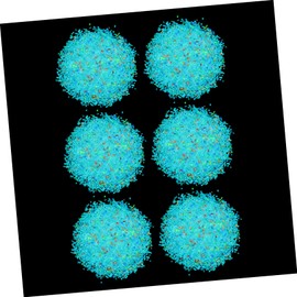 Parliky 6bags Luminous Sand for DIY Projects Glow Dark Fluorescent Particles for Crafts Wishing Bottles and Decorative Micro Landscapes