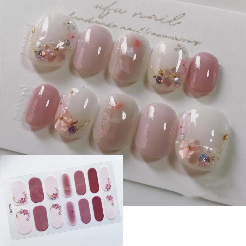 3D Nail Seals, Set of 6, 3D Feeling, Ins, Just