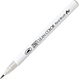 Kuretake Zig Clean Color Real Brush Watercolour Pen - Fog Gray 904