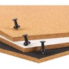 Juvale 3 Pack Hexagon Cork Board Tiles with Push Pins