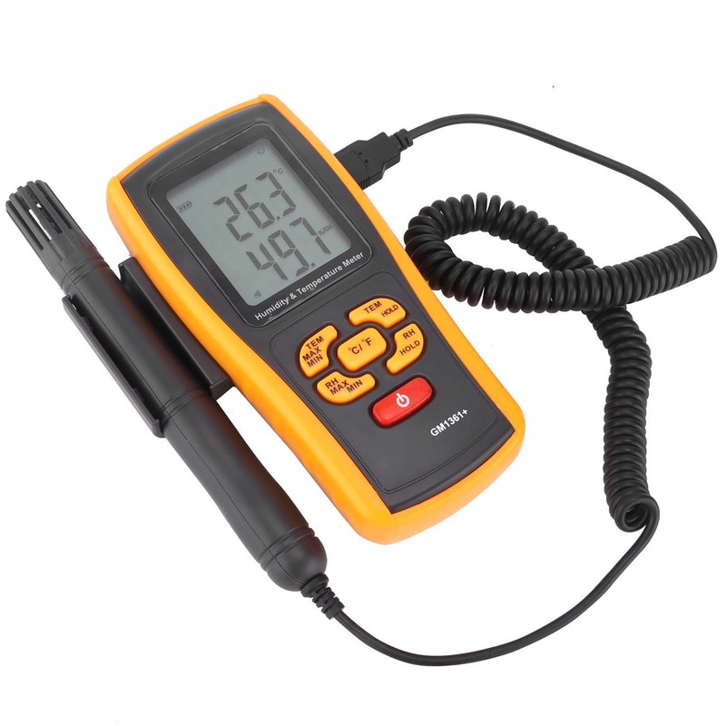 GM1361+ Electronic Thermometer Hygrometer Handheld Portable Temperature Humidity Meter