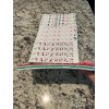 3-5 Days 160 Heavyweight Engraved Acrylic Mahjong Tiles American Standard