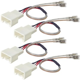 72-5602 Wiring Harness (Pack of 4) - Car Door Speaker Wire Harness Connector for 2011-2025 Ford F150 Explorer Escape Mazda 2 3 6 CX-3 CX-5 - Aftermarket Speaker Wire Adapter