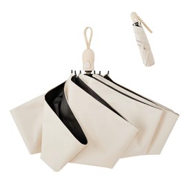 konciwa Ultra Lightweight, 6.9 oz (199 g), UV Protection, 100% Light Blocking, 100% Light Blocking, One-Touch Automatic Opening/Closing Parasol, Full Light Shade, For Both Rain or Shine, Women's,