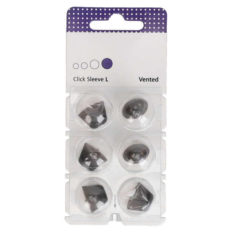 6pcs Silicone Click Sleeve Accessory Protect Ears Washable Sound Amplifier