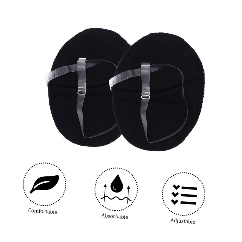 Healeved Armpit Pads for Sweating 2 Pairs Reusable Underarm Sweat
